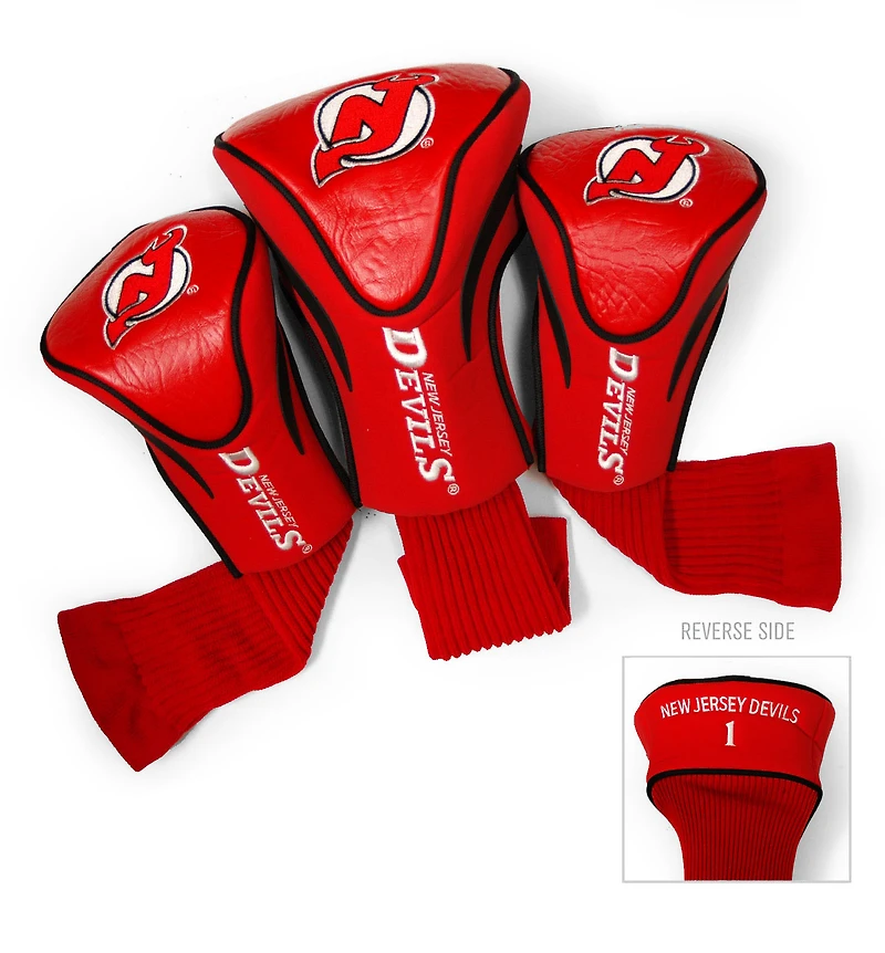 New Jersey Devils 3-Pack Contour Headcover Set