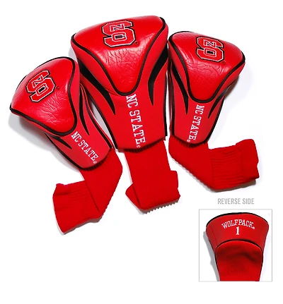 NC State Wolfpack 3-Pack Contour Headcover Set