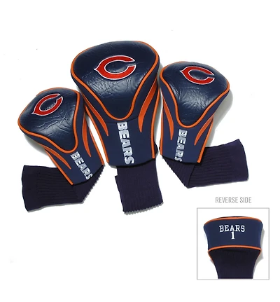 Chicago Bears 3-Pack Contour Headcover Set