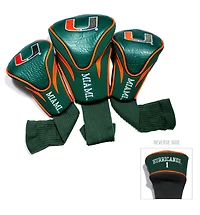 Miami Hurricanes 3-Pack Contour Headcover Set