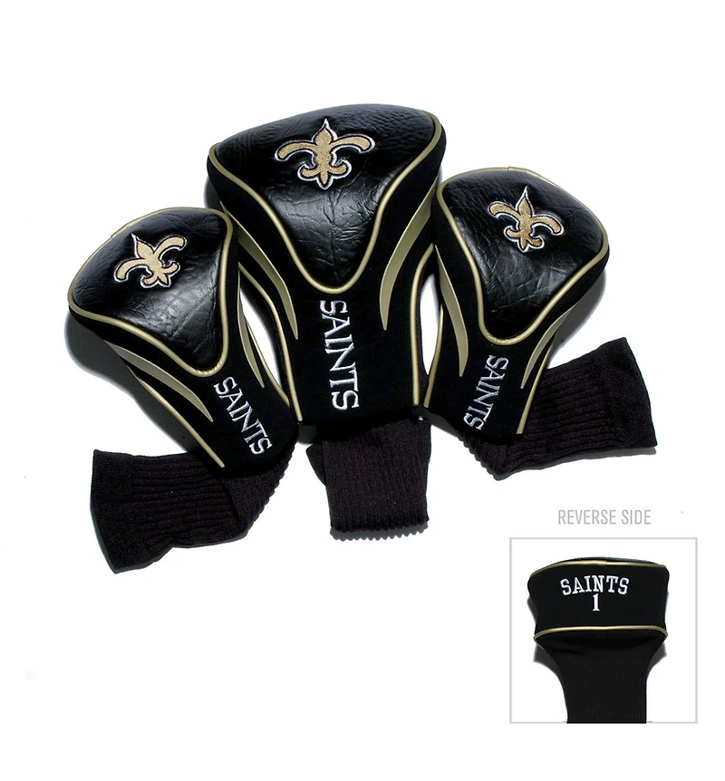 New Orleans Saints 3-Pack Contour Headcover Set