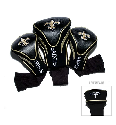 New Orleans Saints 3-Pack Contour Headcover Set