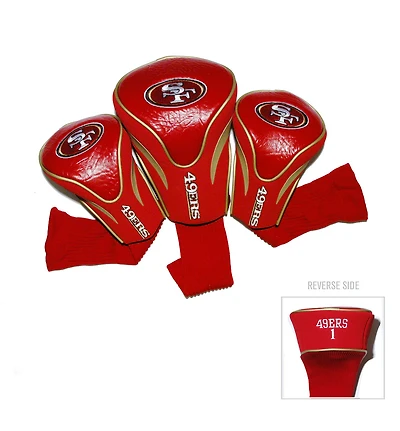 San Francisco 49ers 3-Pack Contour Headcover Set
