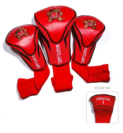 Maryland Terrapins 3-Pack Contour Headcover Set