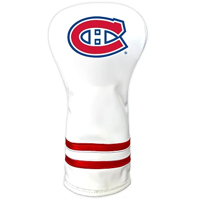 White Montreal Canadiens Vintage Driver Golf Headcover