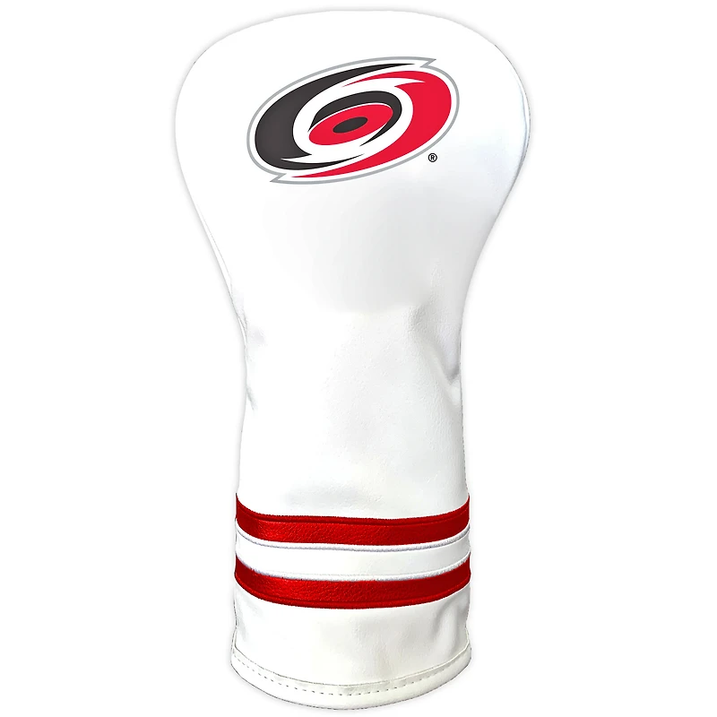 White Carolina Hurricanes Vintage Driver Golf Headcover