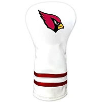 White Arizona Cardinals Vintage Driver Golf Headcover