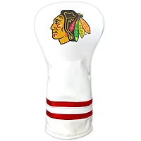 White Chicago Blackhawks Vintage Driver Golf Headcover