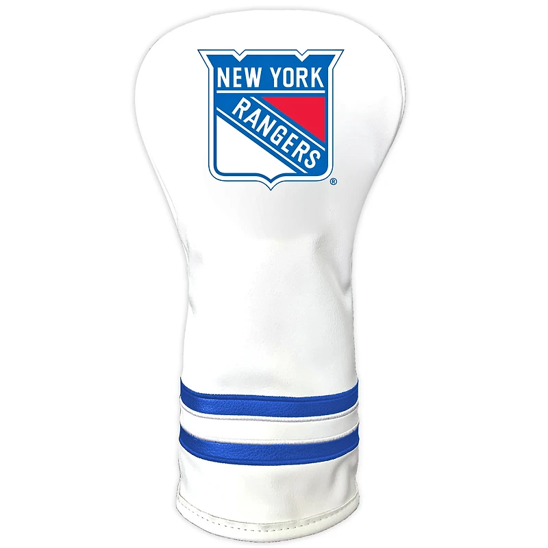White New York Rangers Vintage Driver Golf Headcover