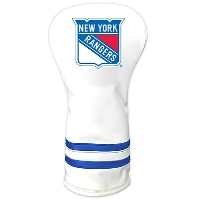 White New York Rangers Vintage Driver Golf Headcover