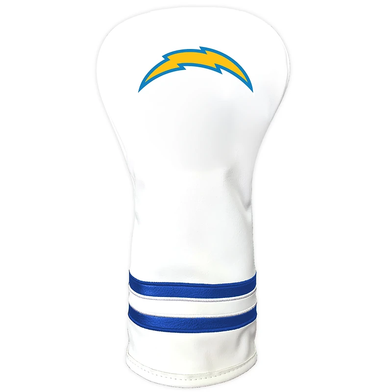 White Los Angeles Chargers Vintage Driver Golf Headcover