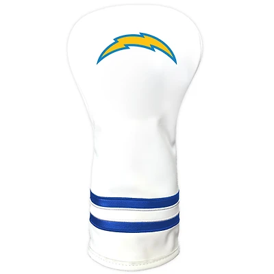 White Los Angeles Chargers Vintage Driver Golf Headcover