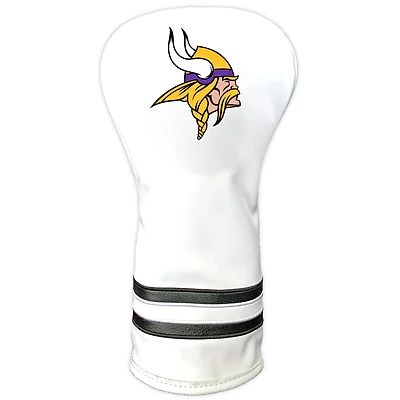 White Minnesota Vikings Vintage Driver Golf Headcover
