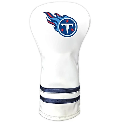 White Tennessee Titans Vintage Driver Golf Headcover