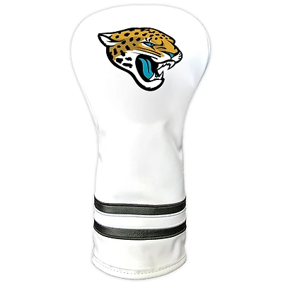 White Jacksonville Jaguars Vintage Driver Golf Headcover