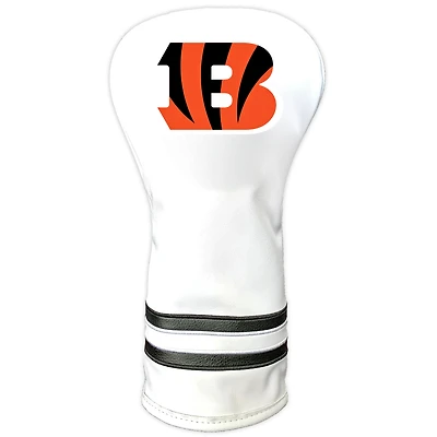 White Cincinnati Bengals Vintage Driver Golf Headcover