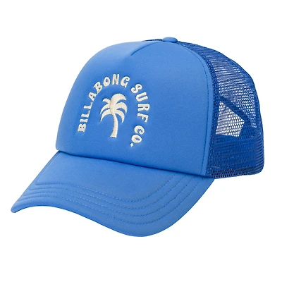 Women's Billabong Blue Grandpa Trucker Adjustable Hat