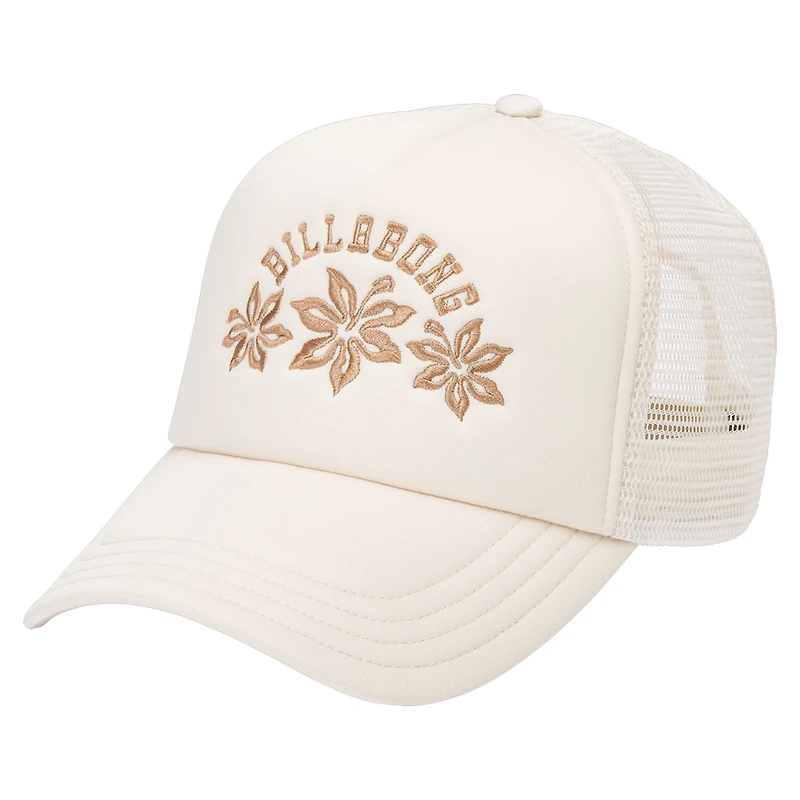 Women's Billabong Cream Grandpa Trucker Adjustable Hat