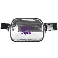 LSU Tigers Clear Belt Bag