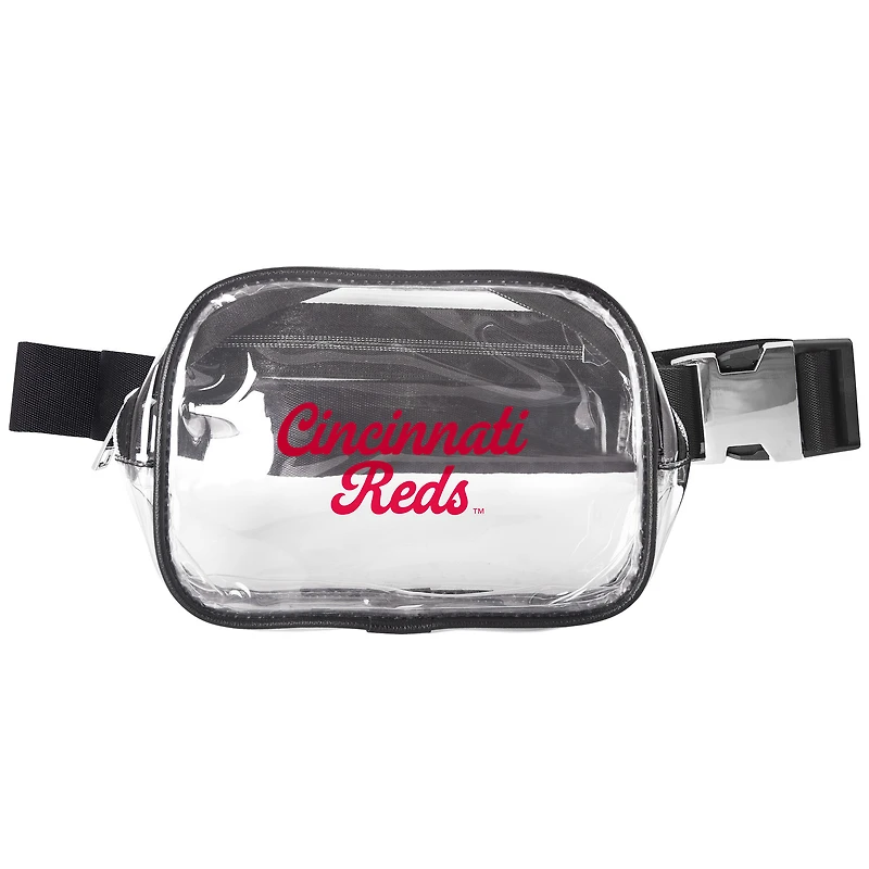 Cincinnati Reds Clear Belt Bag