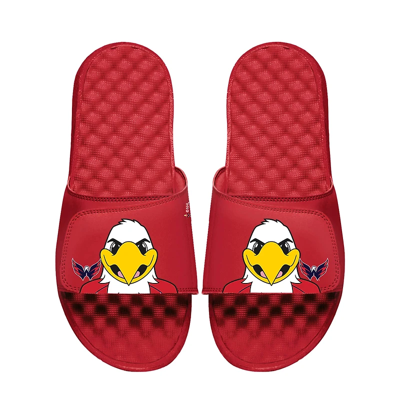 Youth ISlide  Red Washington Capitals Team Mascot Slide Sandals