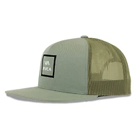 Men's RVCA  Light Green RVCA VA All The Way Trucker Snapback Hat