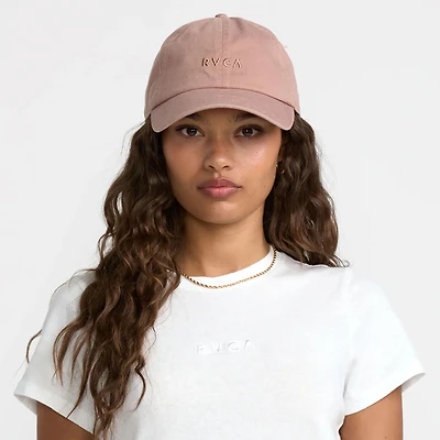 Women's RVCA Rose Gold Forever Dad Adjustable Hat