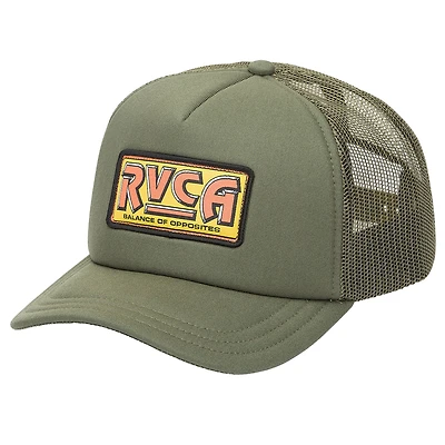 Men's RVCA  Olive Foam Front Mesh Trucker Adjustable Hat