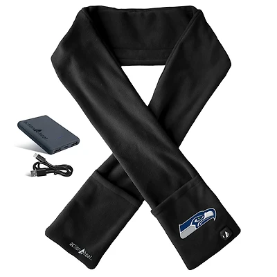 ActionHeat Black Seattle Seahawks 5V Battery Heated Scarf