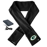 ActionHeat Black Green Bay Packers 5V Battery Heated Scarf