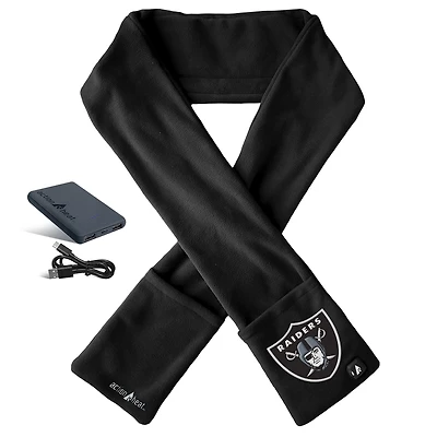 ActionHeat Black Las Vegas Raiders 5V Battery Heated Scarf
