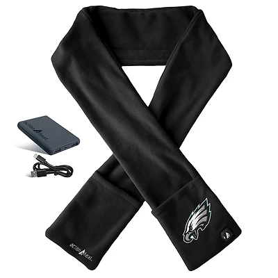 ActionHeat Black Philadelphia Eagles 5V Battery Heated Scarf