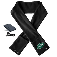 ActionHeat Black New York Jets 5V Battery Heated Scarf
