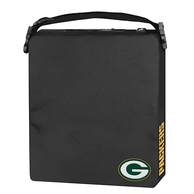 ActionHeat Black Green Bay Packers 5V Battery Heated Seat Cushion