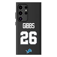 Keyscaper Jahmyr Gibbs Black Detroit Lions Galaxy Magnetic Bump Case