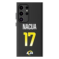 Keyscaper Puka Nacua Black Los Angeles Rams Galaxy Magnetic Bump Case