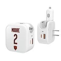 Keyscaper D.J. Moore Chicago Bears Ready 2-in-1 USB Charger
