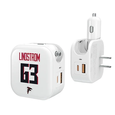 Keyscaper Chris Lindstrom Atlanta Falcons Ready 2-in-1 USB Charger