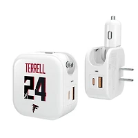 Keyscaper A.J. Terrell Atlanta Falcons Ready 2-in-1 USB Charger