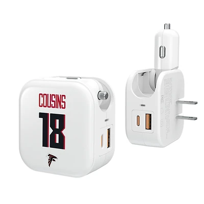 Keyscaper Kirk Cousins Atlanta Falcons Ready 2-in-1 USB Charger