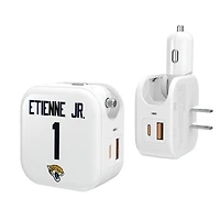 Keyscaper Travis Etienne Jacksonville Jaguars Ready 2-in-1 USB Charger