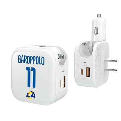 Keyscaper Jimmy Garoppolo Los Angeles Rams Ready 2-in-1 USB Charger