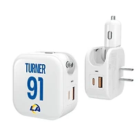 Keyscaper Kobie Turner Los Angeles Rams Ready 2-in-1 USB Charger
