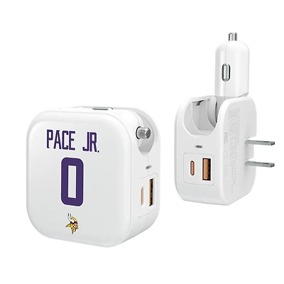 Keyscaper Ivan Pace Jr Minnesota Vikings Ready 2-in-1 USB Charger