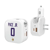 Keyscaper Ivan Pace Jr Minnesota Vikings Ready 2-in-1 USB Charger