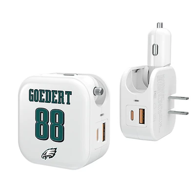 Keyscaper Dallas Goedert Philadelphia Eagles Ready 2-in-1 USB Charger