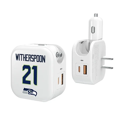 Keyscaper Devon Witherspoon Seattle Seahawks Ready 2-in-1 USB Charger
