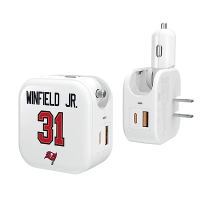 Keyscaper Antoine Winfield Jr. Tampa Bay Buccaneers Ready 2-in-1 USB Charger