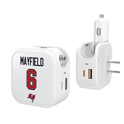 Keyscaper Baker Mayfield Tampa Bay Buccaneers Ready 2-in-1 USB Charger