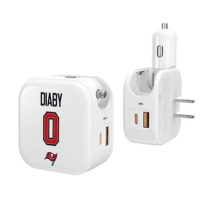 Keyscaper YaYa Diaby Tampa Bay Buccaneers Ready 2-in-1 USB Charger